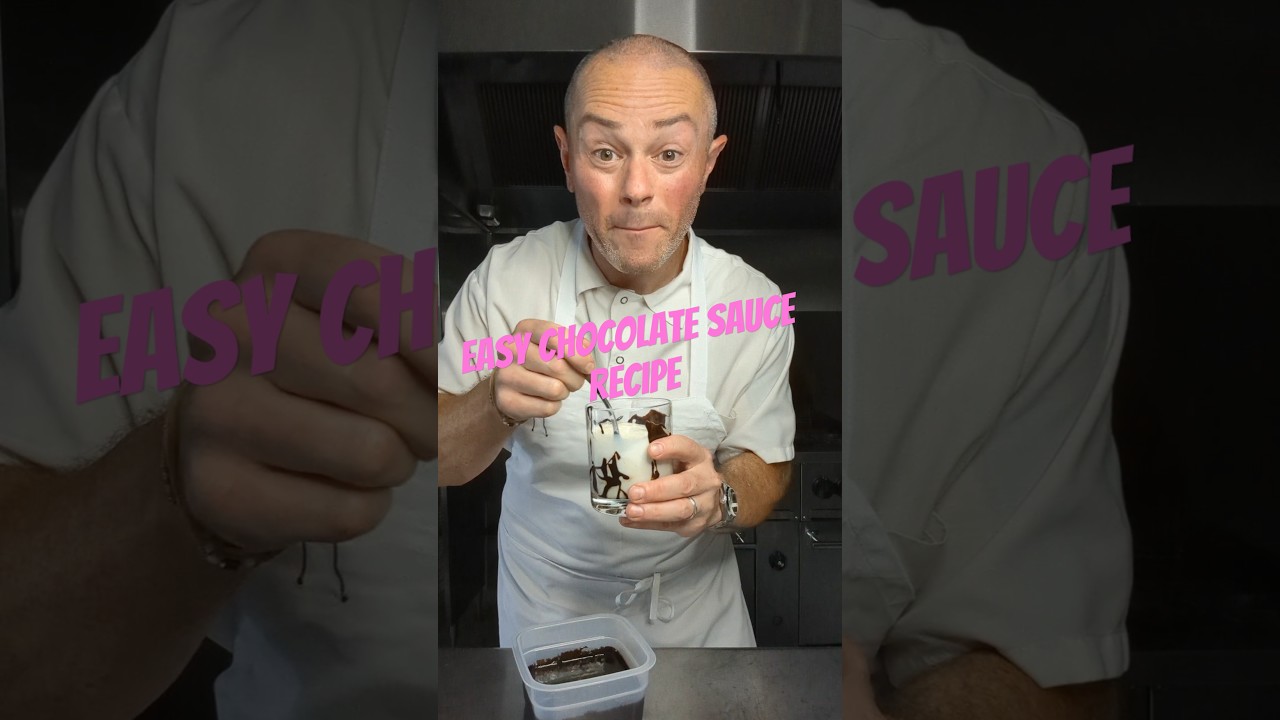 Easy chocolate sauce #chocolate #chocolatesauce #chocolatemilk
