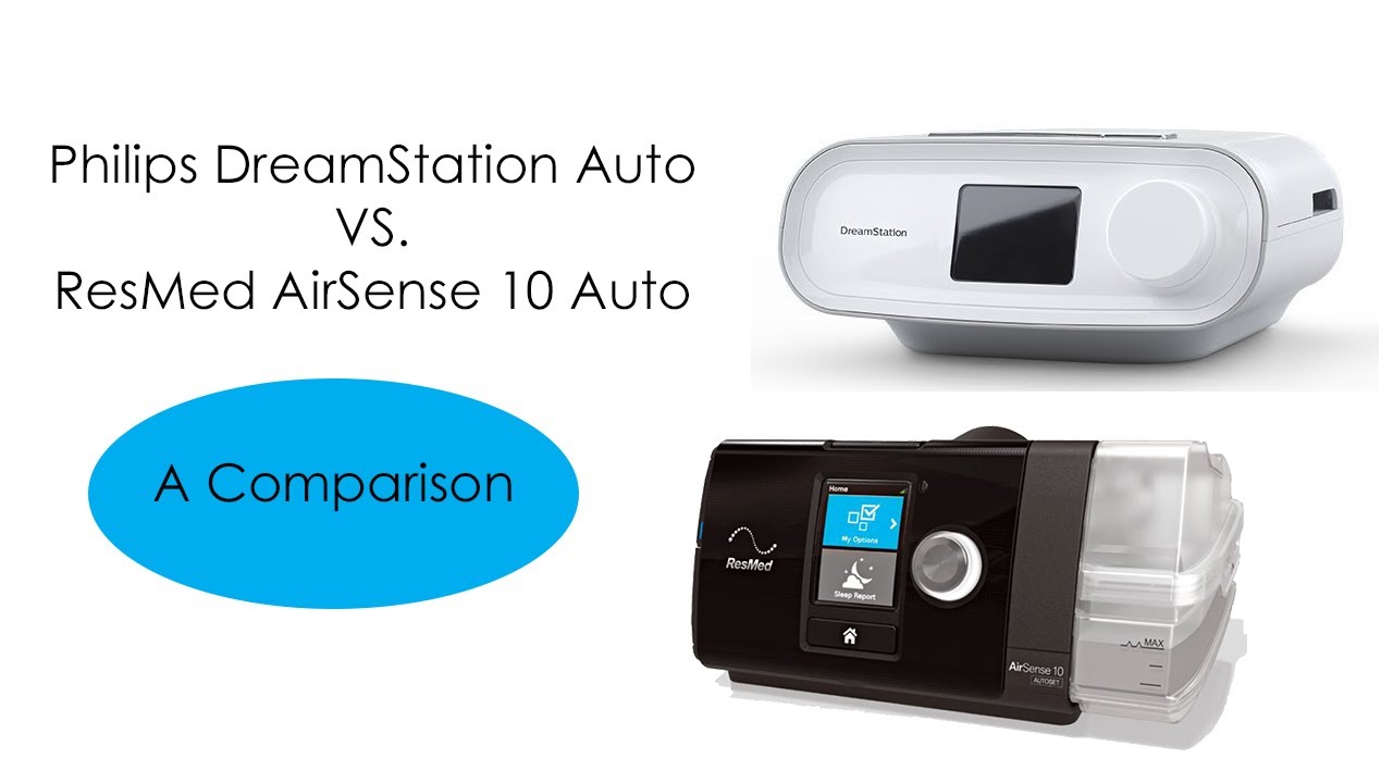 Сравнение аппарата СИПАП-терапии ResMed AirSense 10 Auto и Philips Respironics DreamStation Auto