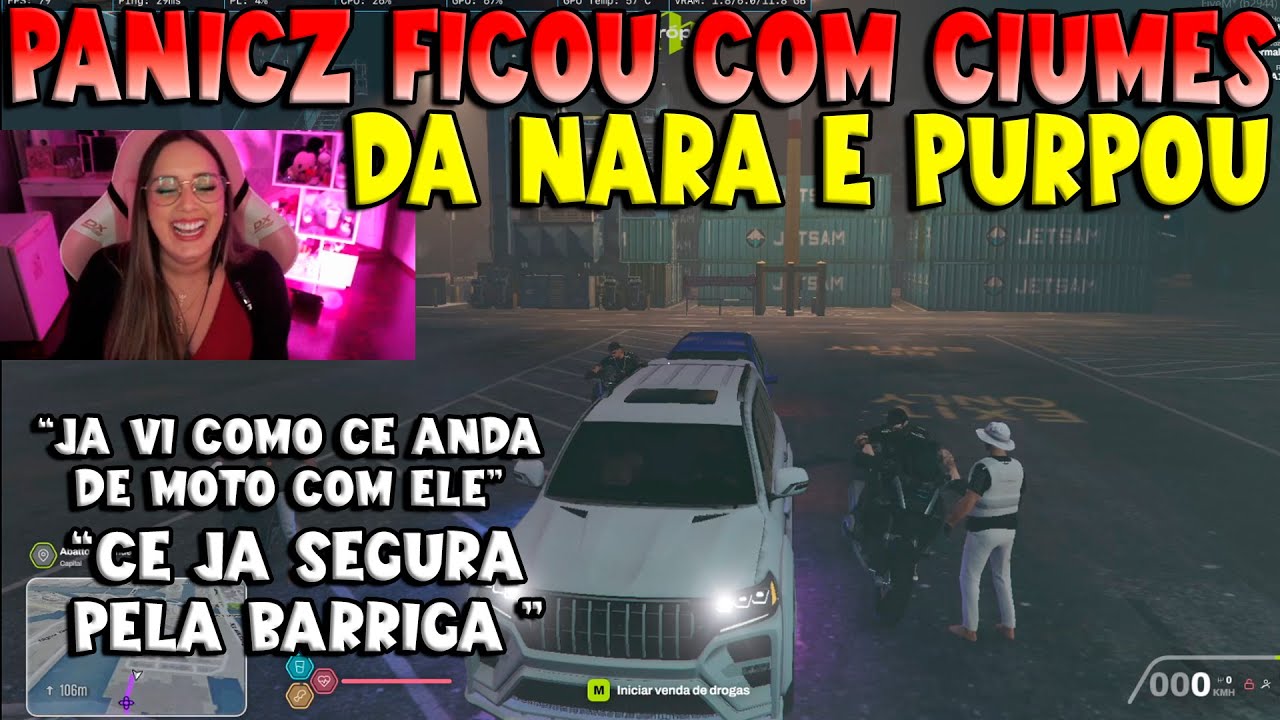 PANICZ COM CIÚMES DA NARA COM O PURPOU 😮😂🔥 - KOGA GTA RP CLIPS