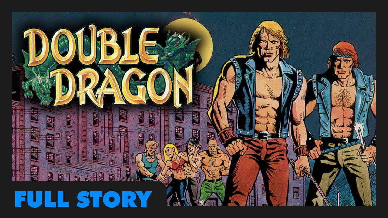 Double Dragon 1 (Full Story) - All Cutscenes, Profiles, & Ending