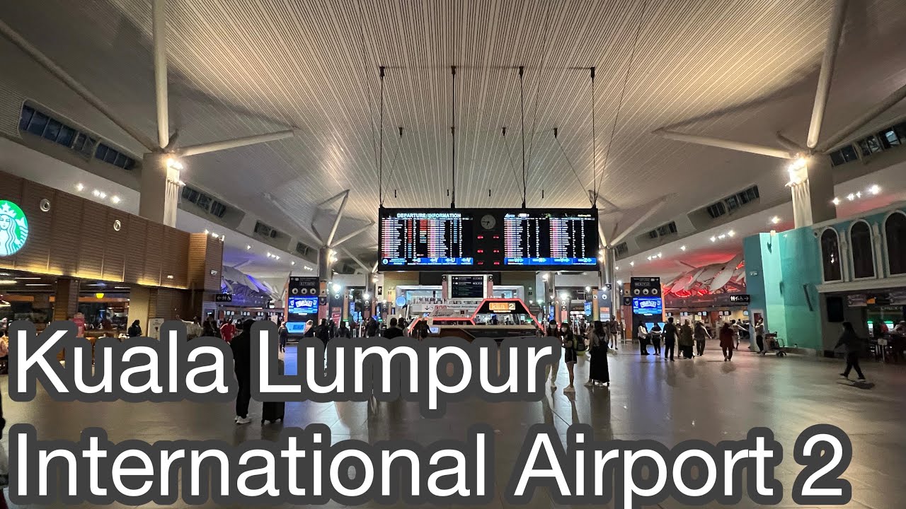 [4K]Walking around Kuala Lumpur International Airport 2 in Aug 2022.