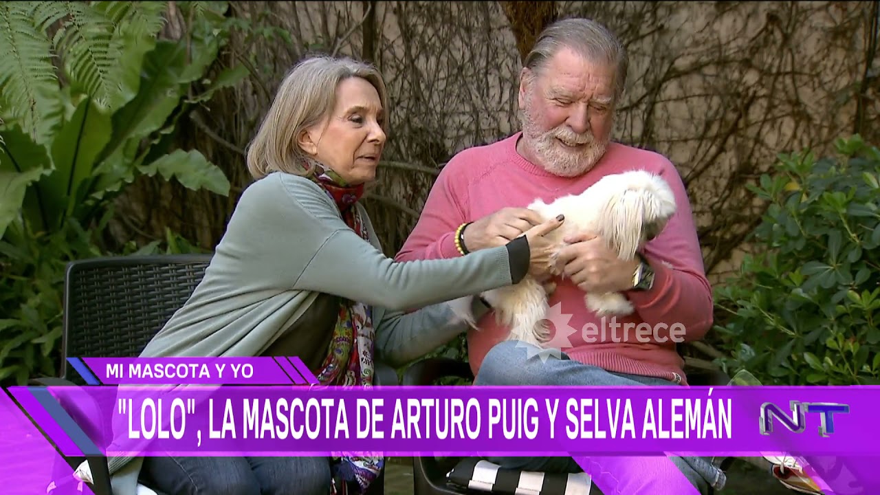 La mascota que salv&oacute; la cuarentena de Arturo Puig y Selva Alem&aacute;n - Lolo, en 