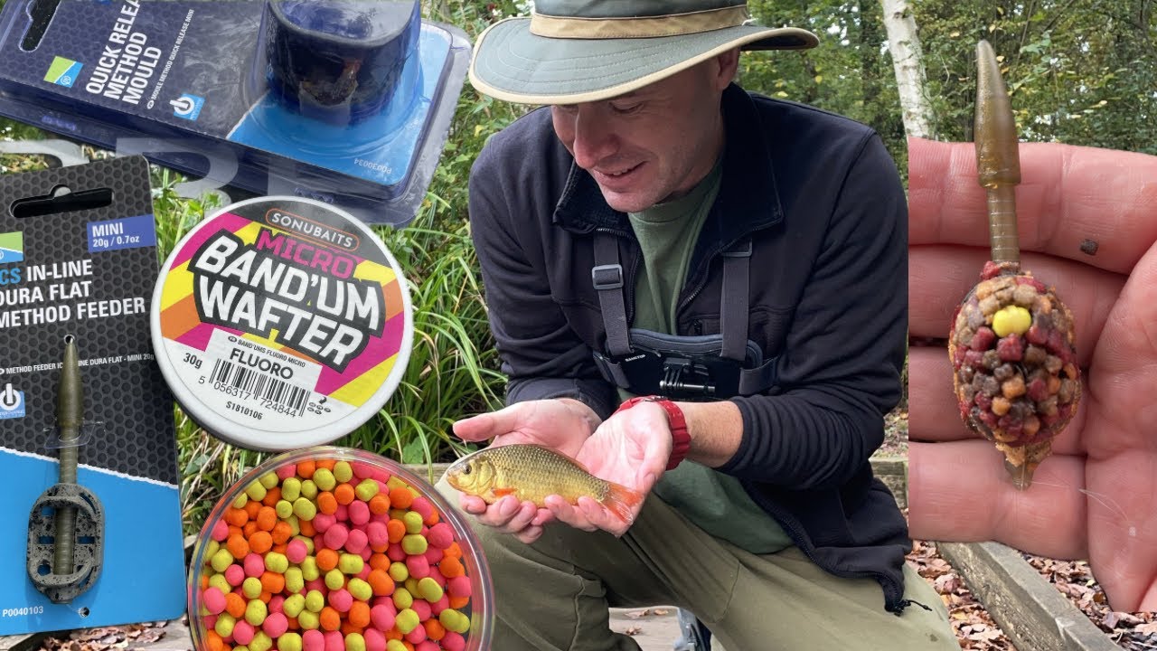 Tiny Method Feeders & Wafters - Crucian Carp Fishing - Preston ICS Mini & Sonubaits Micro Wafters