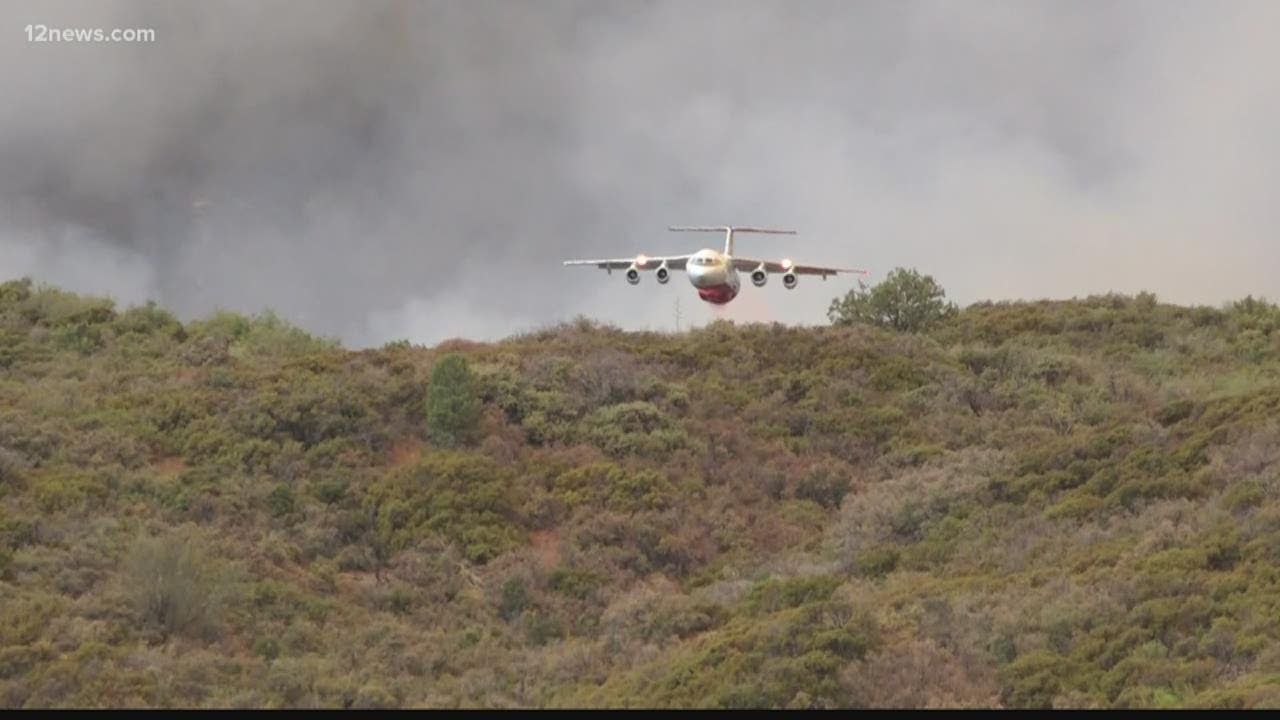 Containment level of Telegraph Fire in Arizona drops