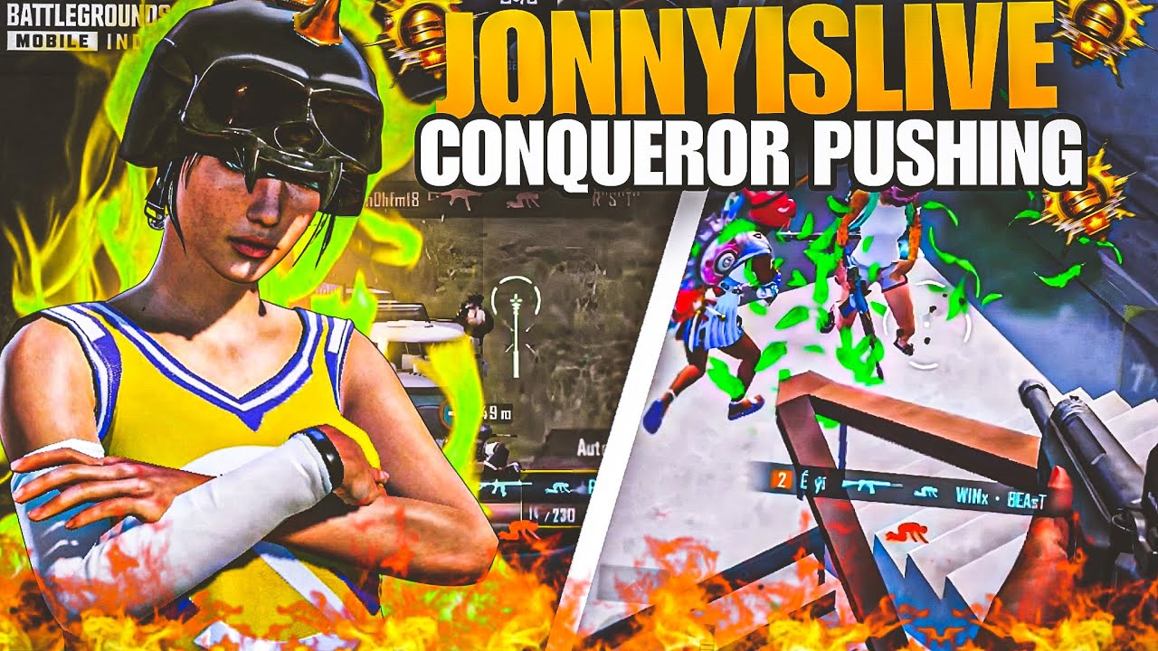 RANK PUSH OR WATT ❤️‍🩹 BGMI LIVE💥 || JONNY IS LIVE 🔴#bgmi #conqueror #100 ROAD TO 700 SUBSCRIBERS ❤️