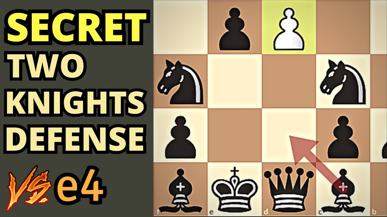 Uncommon Two Knights Defense Against e4 😮😮