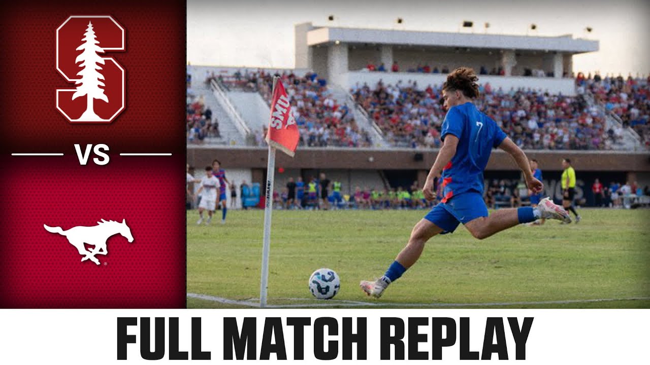 Stanford vs. SMU Full Match Replay | 2024 ACC Men's Soccer