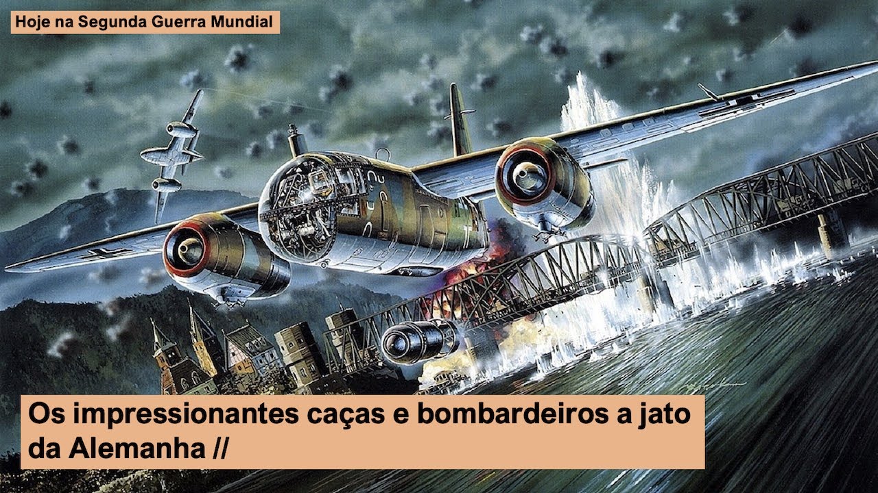Os impressionantes caças e bombardeiros a jato da Alemanha