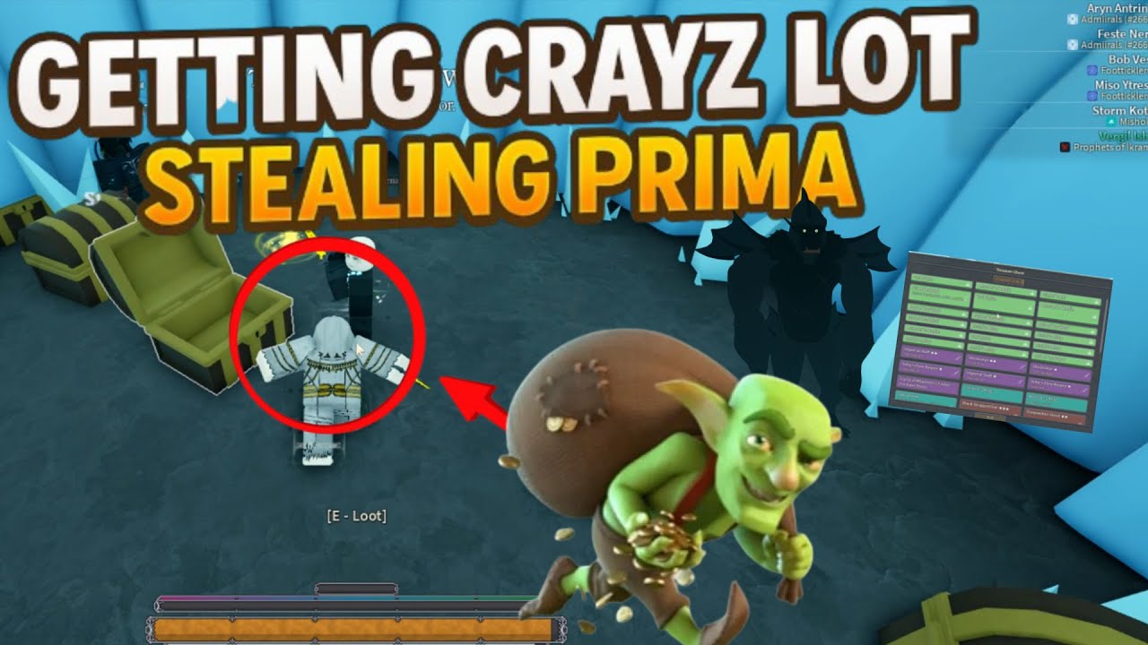 Getting Rich Stealing Elder Primadon Loot