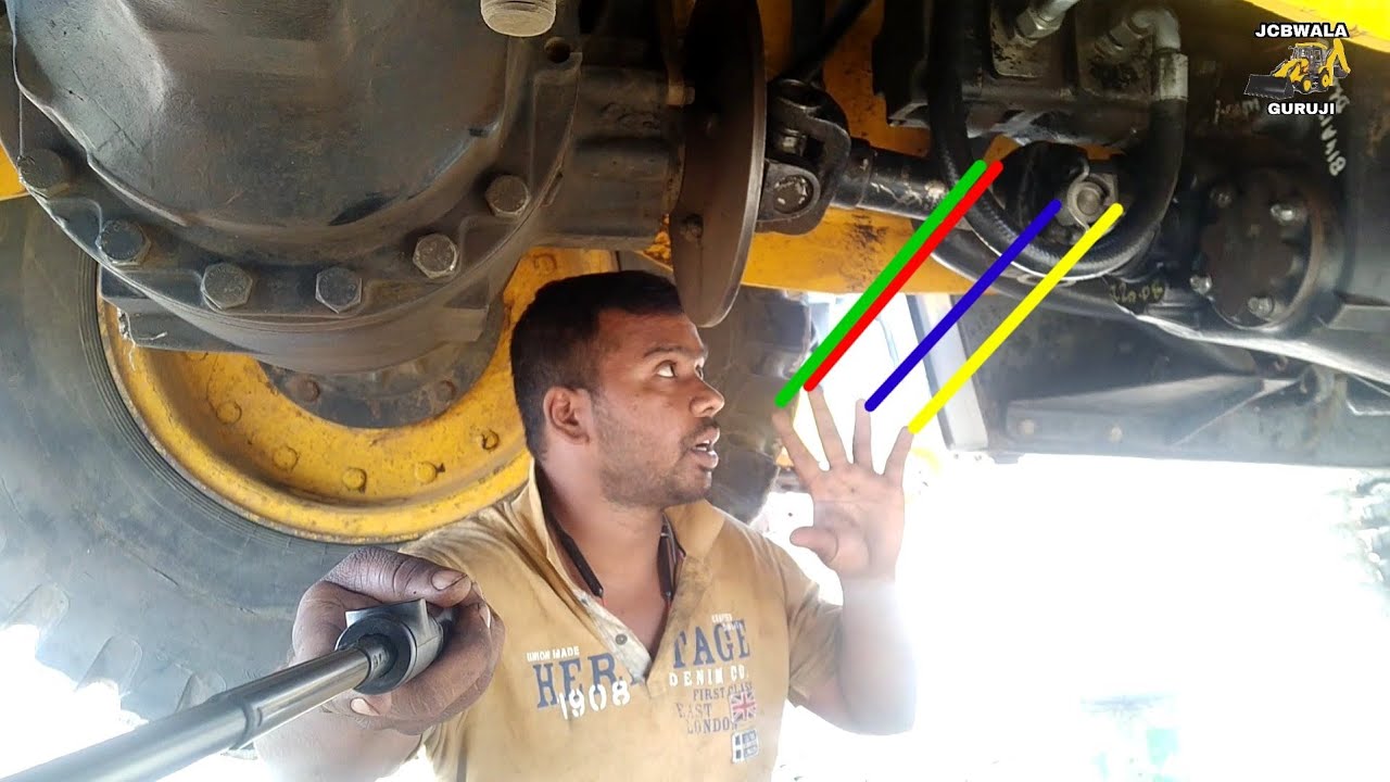 how to stop oil leakage from hydraulic pump on transmission of jcb 3dx