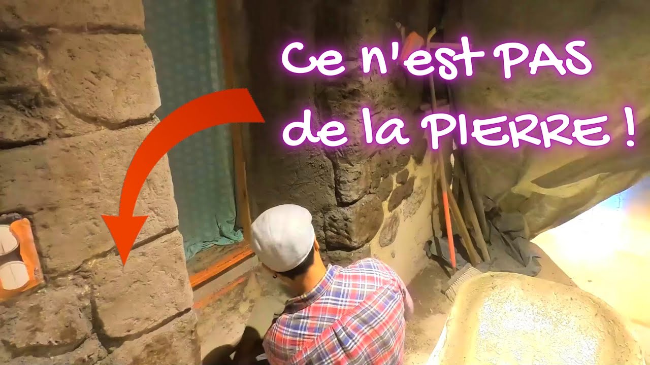 rénovation de murs salpêtreux - TIME LAPSE