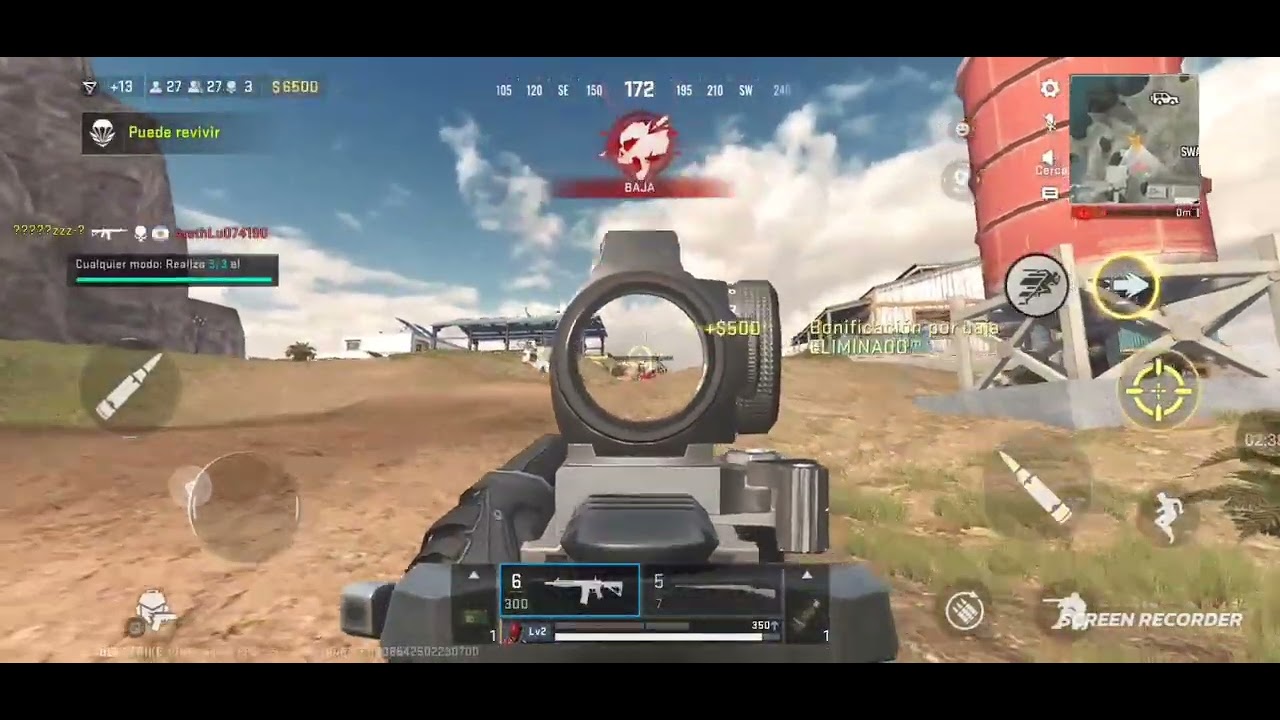 Jugando en blood strike