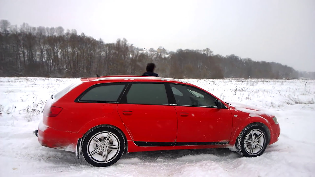 КРАСНЫЙ♞ТАБУН♞. Первый снег на Audi A6 C6 allroad quattro.