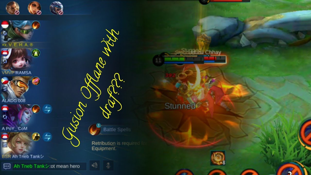 Gusion Offlane With n***b Draft Mobile Legends Bang Bang 2021 /iNSECTOXIC