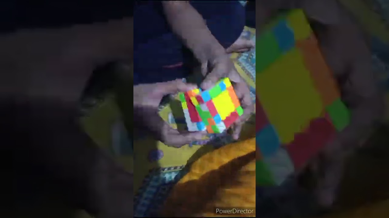 5×5 Rubik's Cube Solve || Time lapse || #shorts