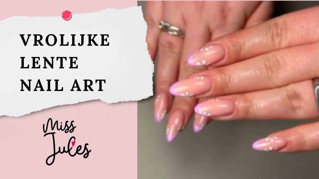 Vrolijke Lente Nail Art | Miss Jules Nail Art Tutorial | Makkelijke Nail Art