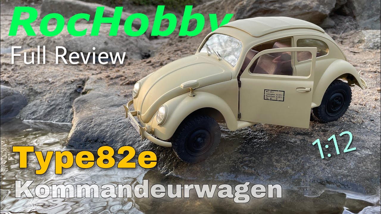 RocHobby super scale Kommandeurwagen Type 82e RTR | 1:12 | RC VW Käfer | Full Review | Highlight!