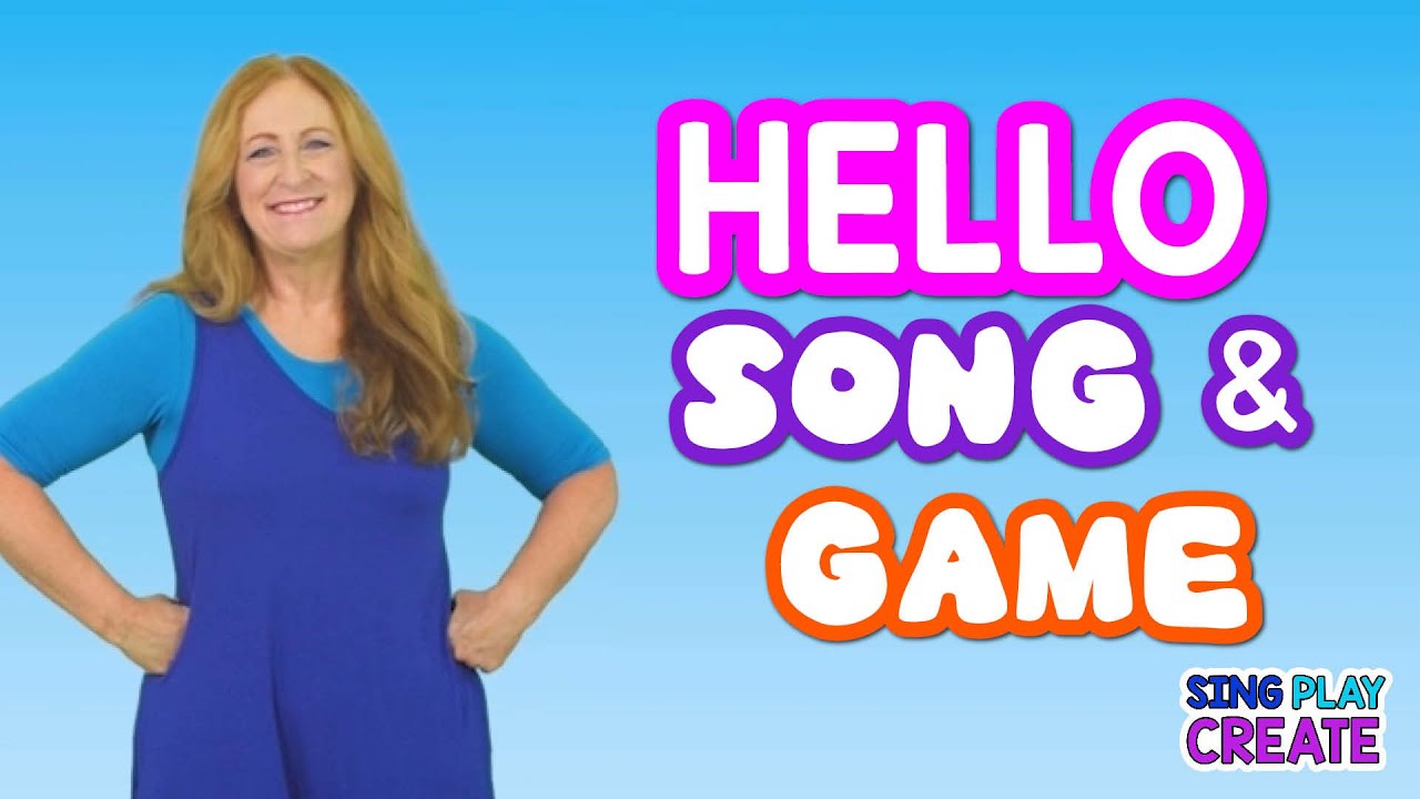 Preschool & Kindergarten Circle Time| Hello Song and Name Game|  Sing Play Create