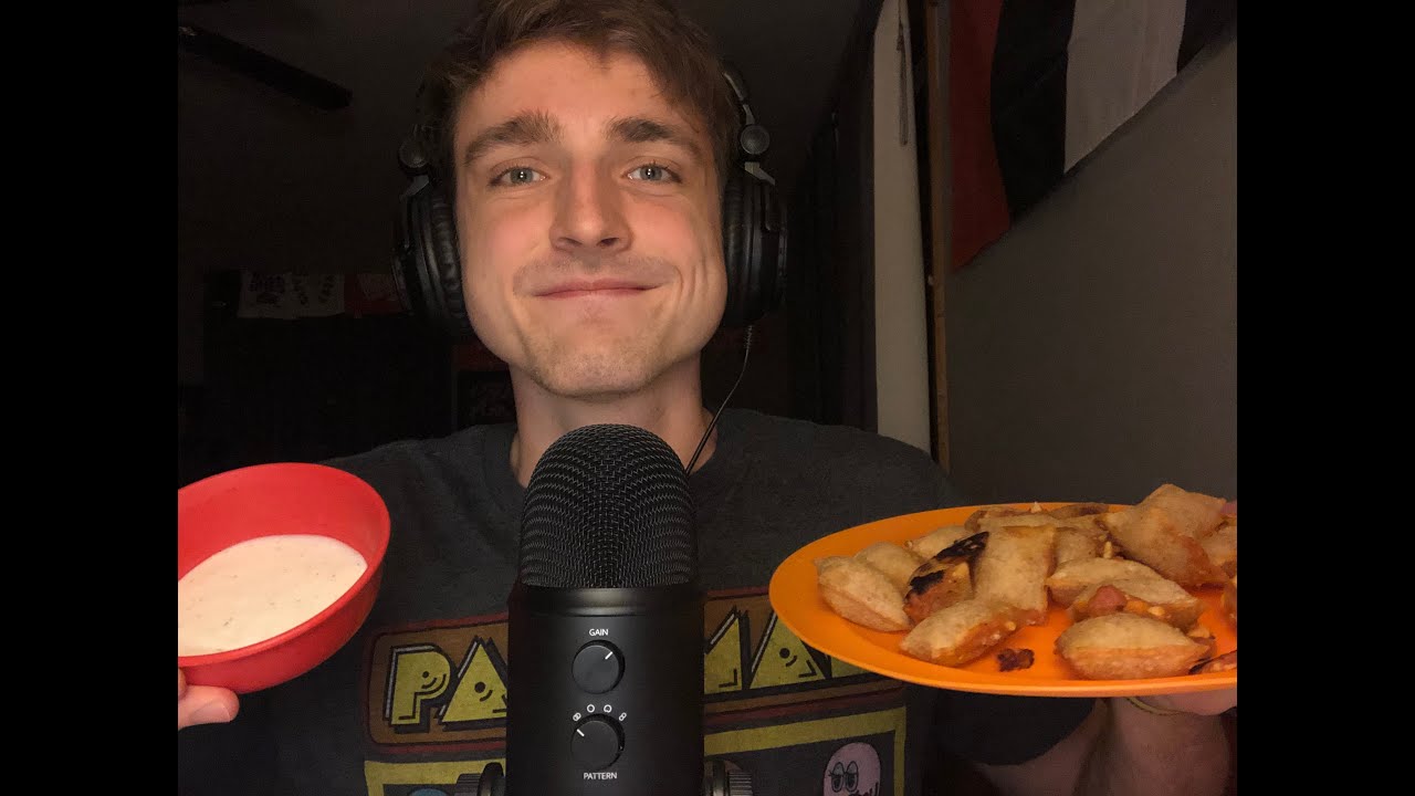 ASMR | Eating Pizza Rolls