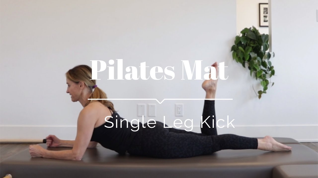 Pilates Mat Learn The Single Leg Kick