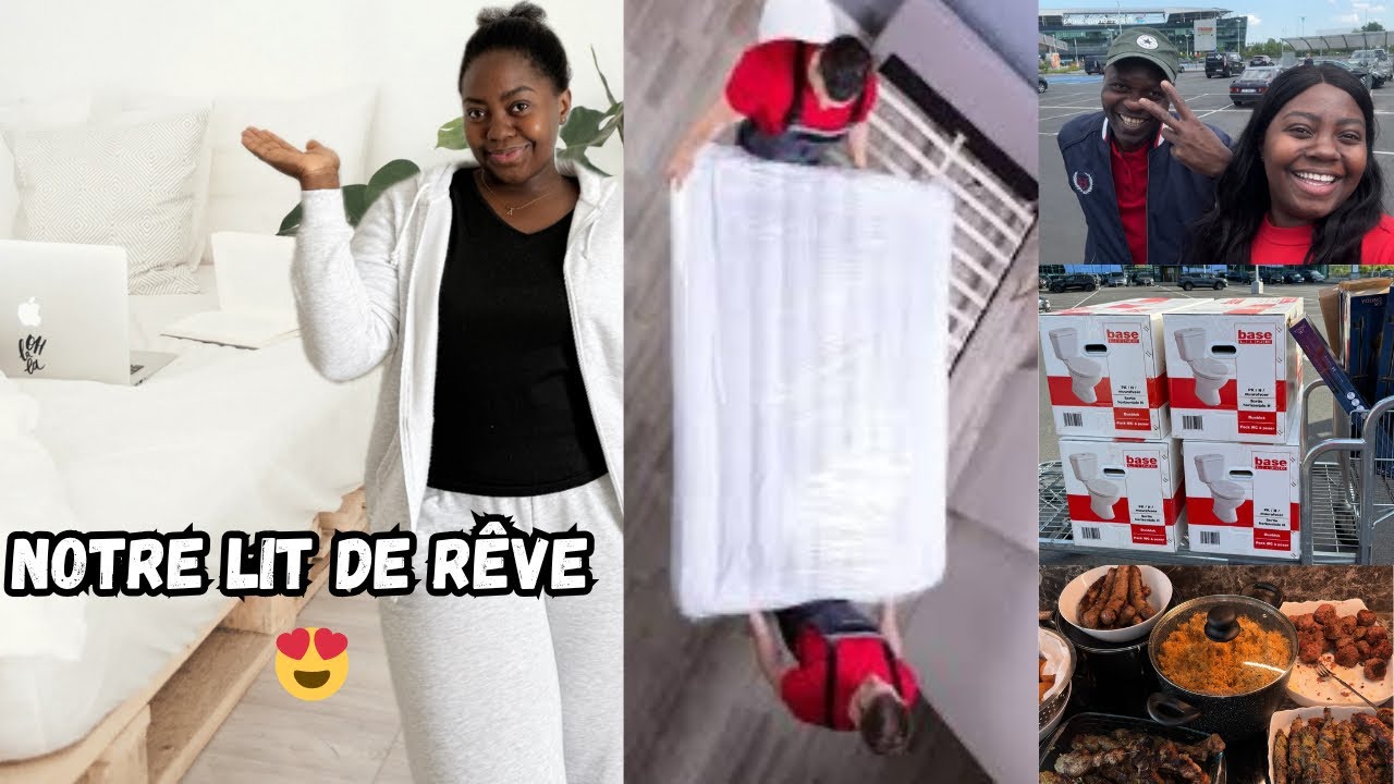 Livraison Notre lit de RÊVE 😍| Mon Papa est là 🥹| BBQ #achatmaison #travauxmaison #renovationmaison