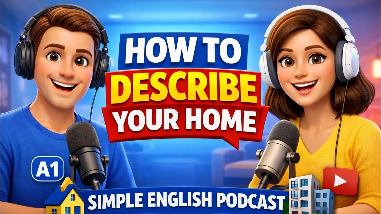 How To Describe Your Home | Simple English for Daily Life | A1