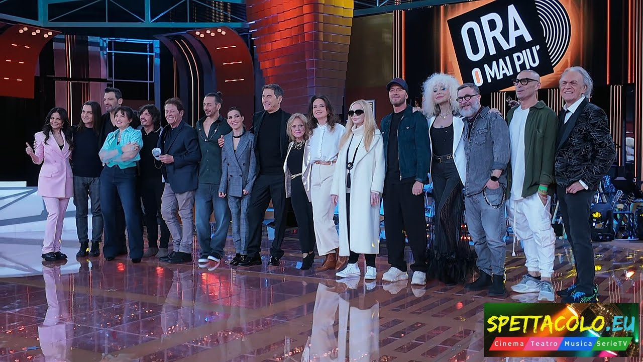 Ora o mai più 2025, photocall e backstage con Liorni, Britti, Pravo, Rettore, Masini, Raf e il cast