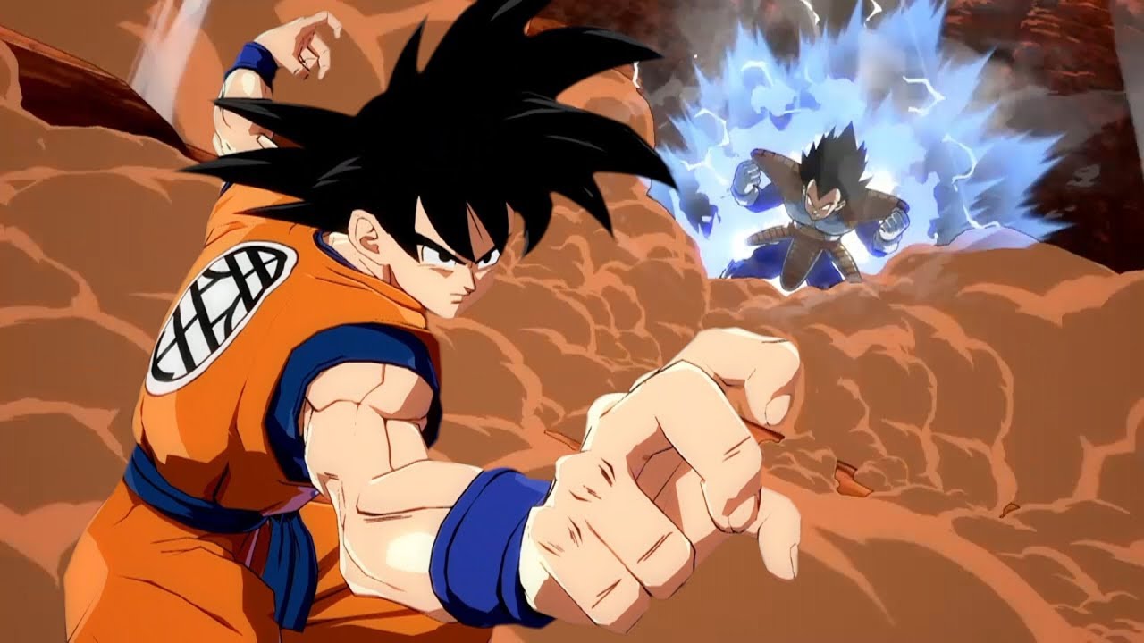 Dragon Ball FighterZ - Saiyan Saga recreation