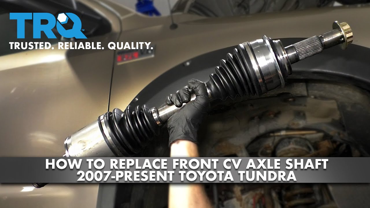 How To Replace Front CV Axle Shaft 2007-Present Toyota Tundra