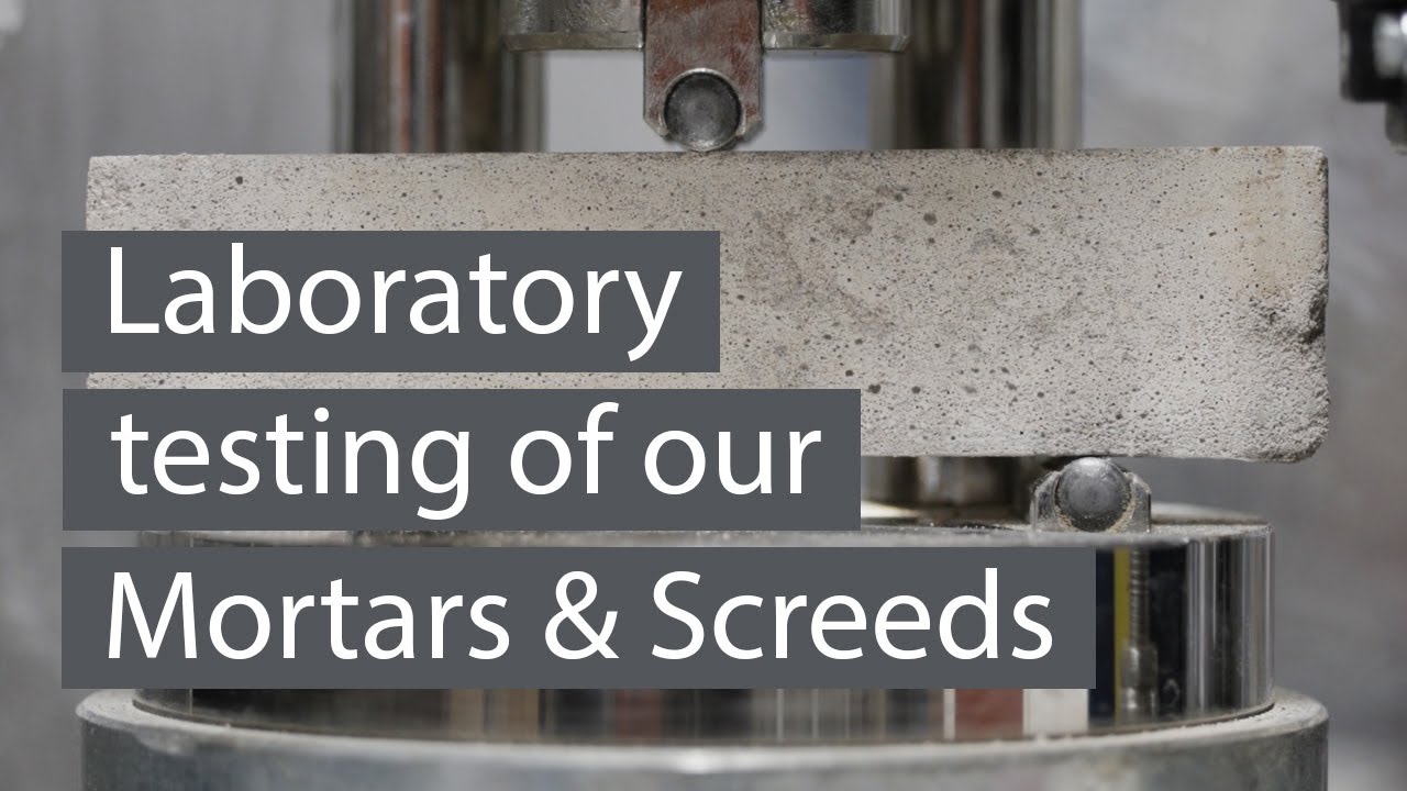 Marshalls Mortars & Screeds Lab Testing