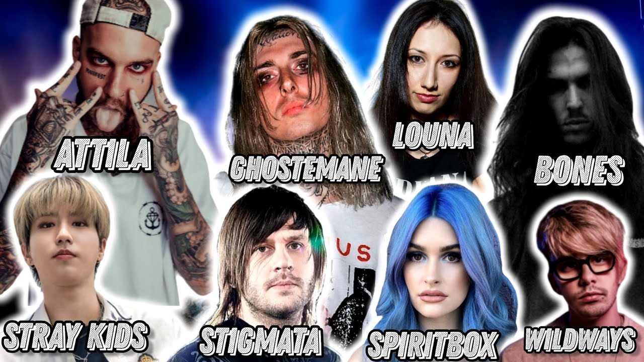Реакция на Ghostemane, Stray Kids, Bones, Attila, Spiritbox, Stigmata, Louna и очень много мяса!