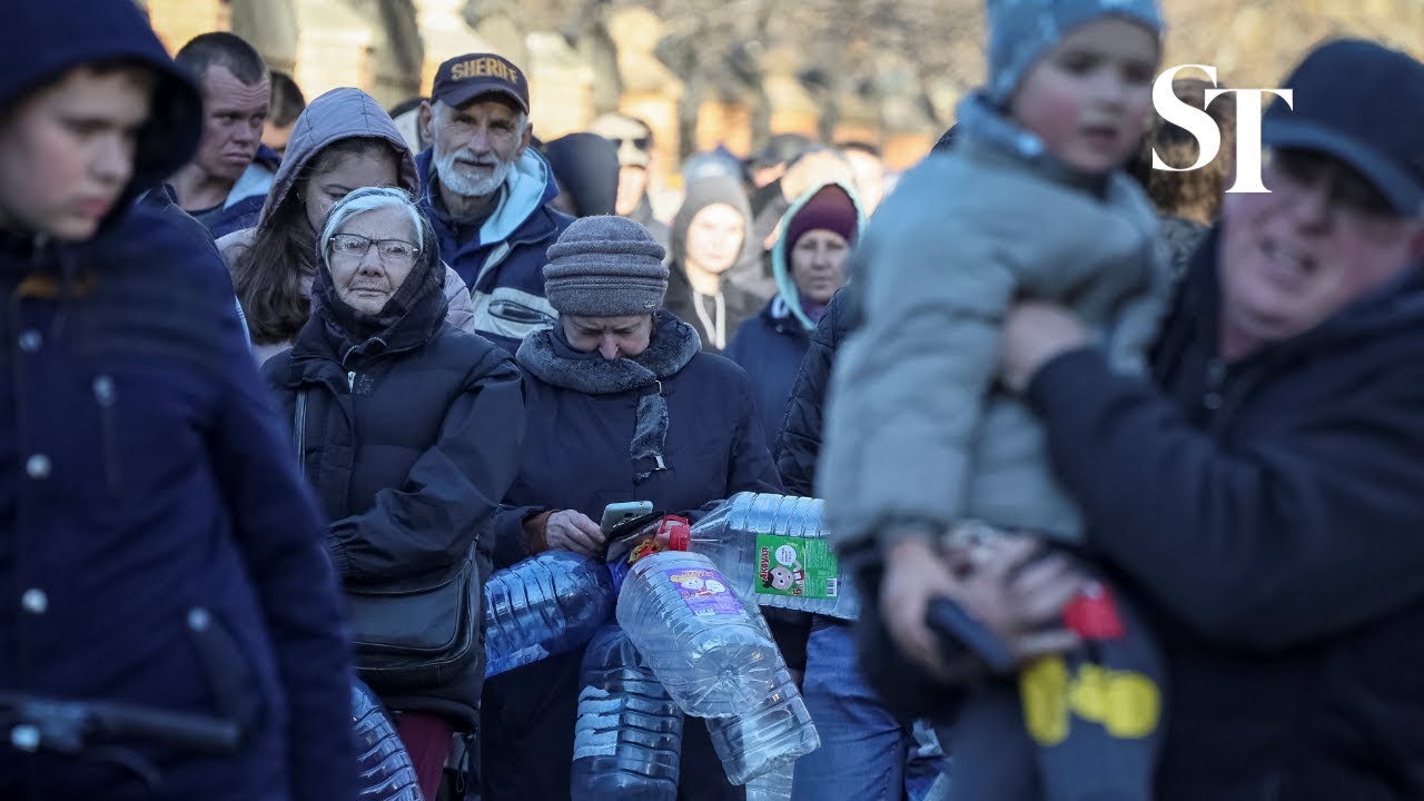Most of Kyiv without water after Russian missiles target infrastructure