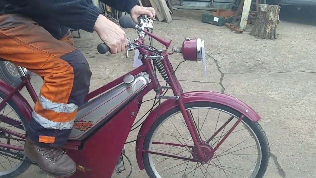 1949 James Superlux 98cc at Andy Tiernans #07685JMS