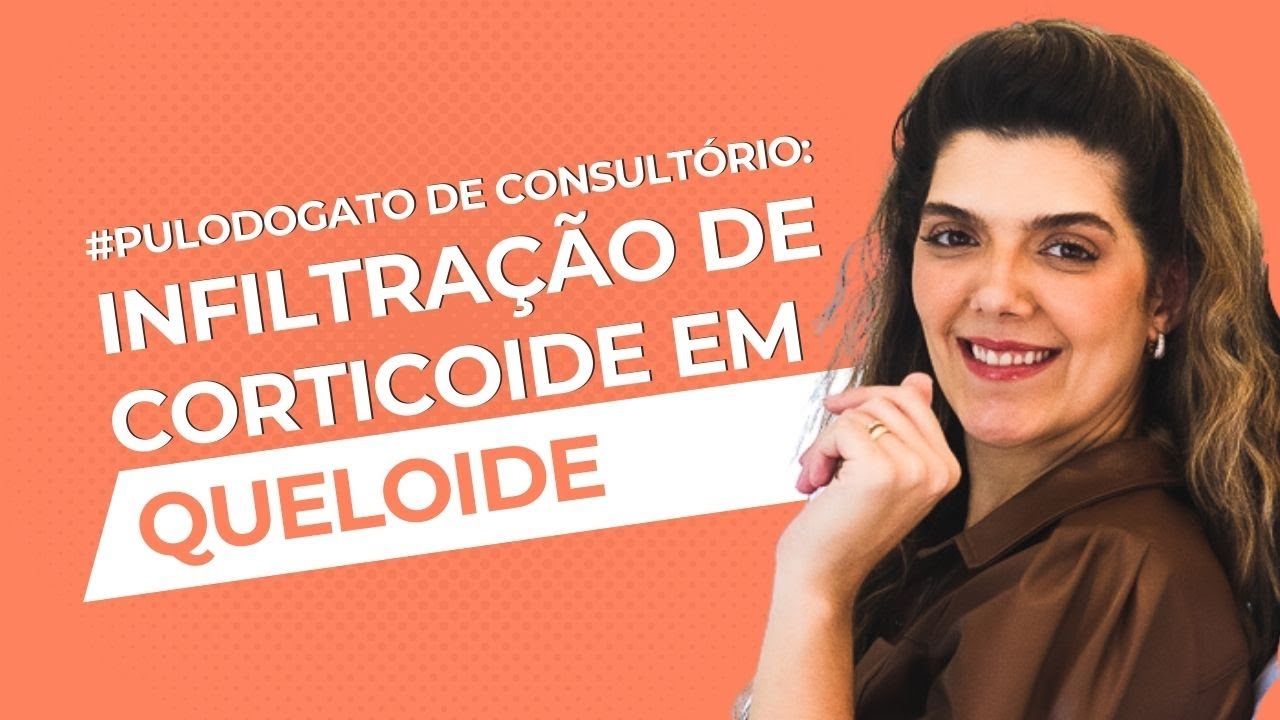 #pulodogato de consultório: Infiltração de Corticoide em Queloide