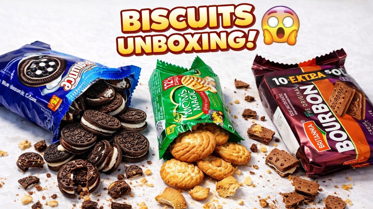 Satisfying ASMR Cookies unboxing | Cookies 🍪🍪 | Moms magic Biscuits 🍪 sunfeast Bounce Cookies ASMR 🍪