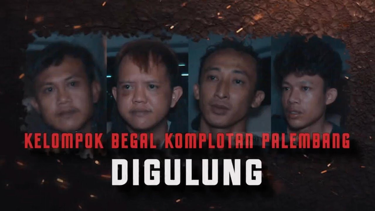 Kelompok Begal Komplotan Palembang Digulung