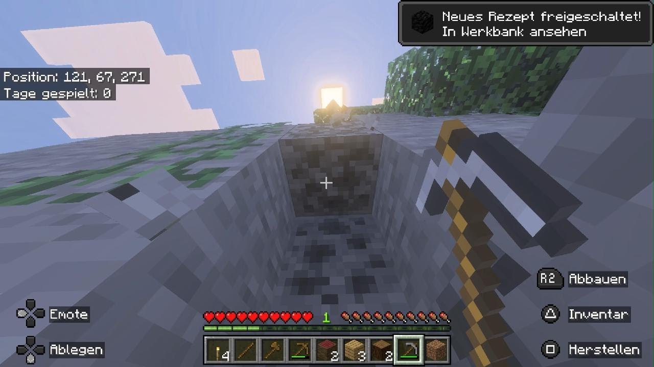 Ich spiele Minecraft😄