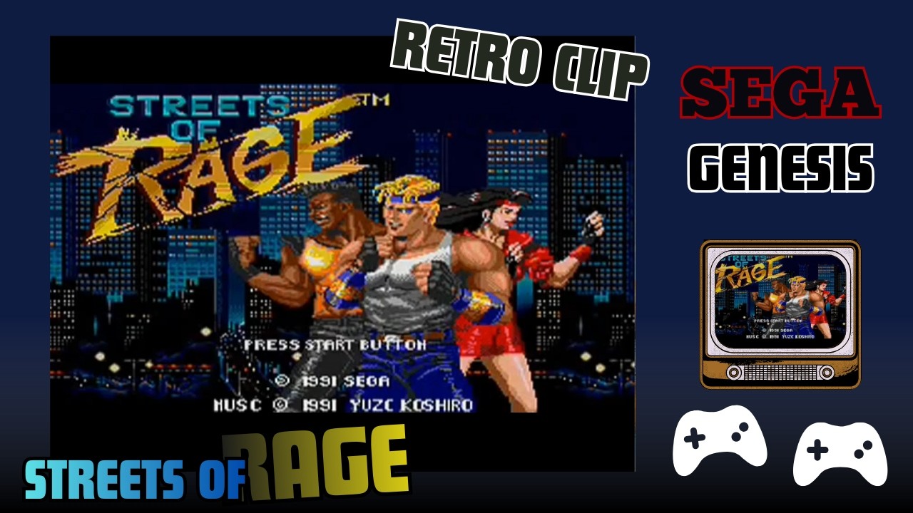 Streets of Rage Sega Genesis Gameplay