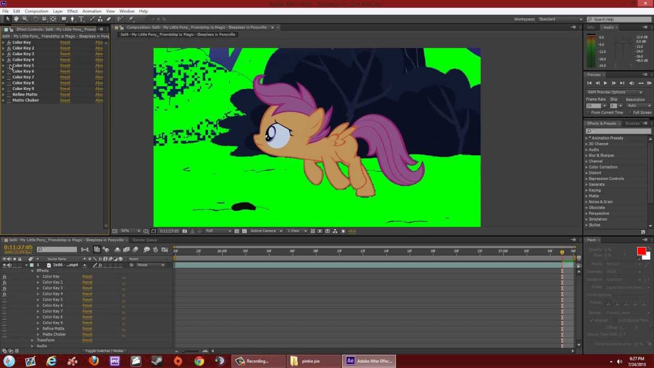 My Little Pony In Real Life Tutorial [01] - Green Screens
