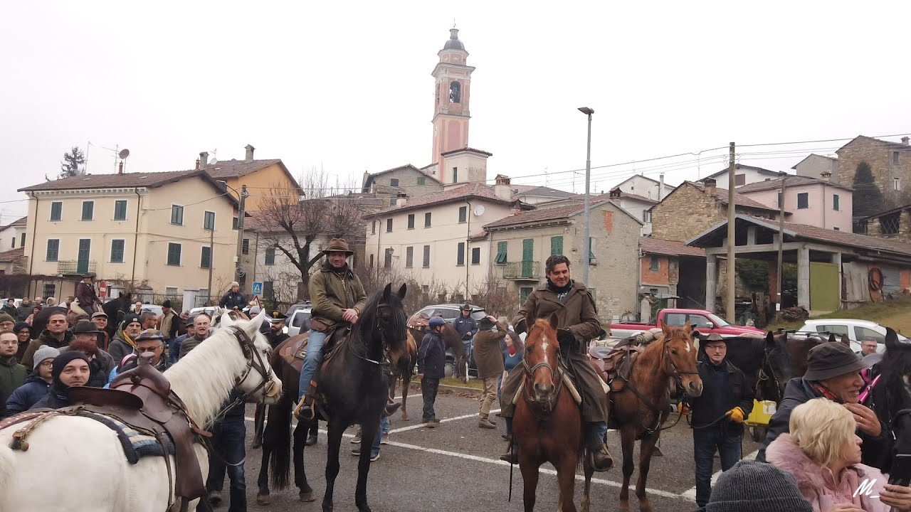In giro per la Val Borbera alla festa di Sant'Antonio con i cavalli per ben tre benedizioni animali.
