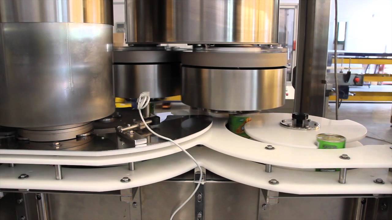Linea riempimento e aggraffatura MAP - Filling and seaming line MAP technology