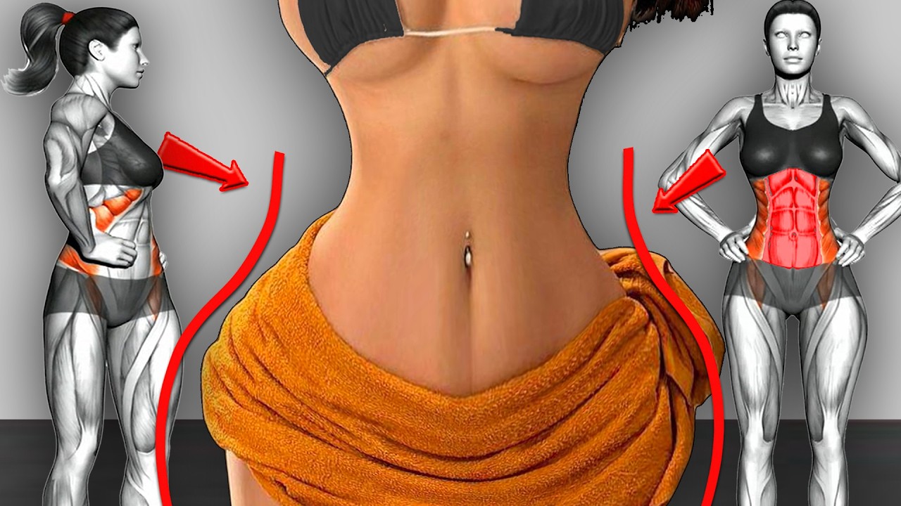 Упражнения за 1 минуту для быстрого получения плоского живота ➜ Идеально подходит для женщин стар...