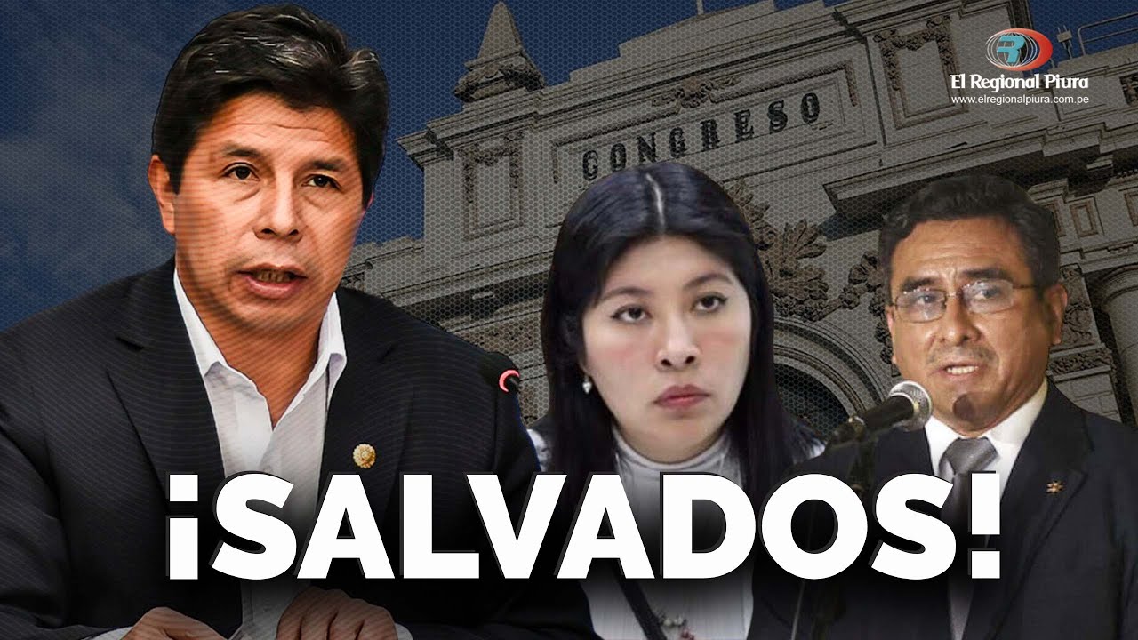 Congreso no pudo inhabilitar a Pedro Castillo, Betsy Chávez y Willy Huerta