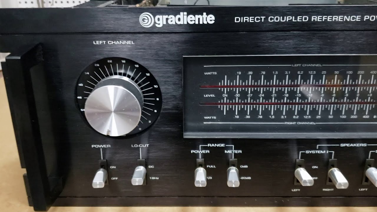 Gradiente Model A-1 - Restauração.