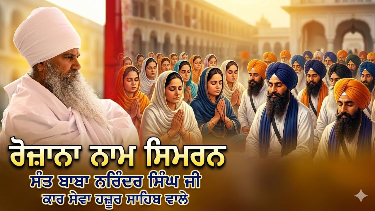 Daily Naam Simran ਰੋਜ਼ਾਨਾ ਨਾਮ ਸਿਮਰਨ 👉 Sant Baba Narinder Singh Ji |🙏 Like Share & Subscribe🙏