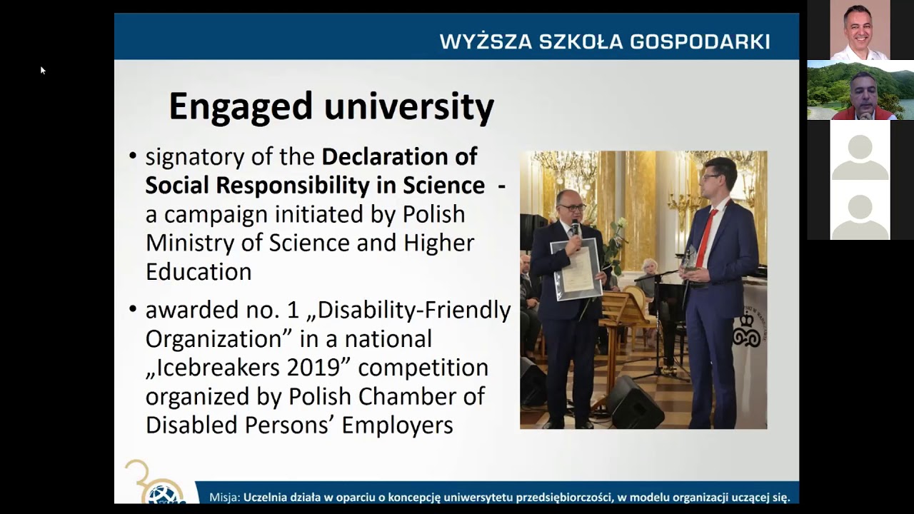 Centre for social services at WSG University of Bydgoszcz concept implementation and best practice