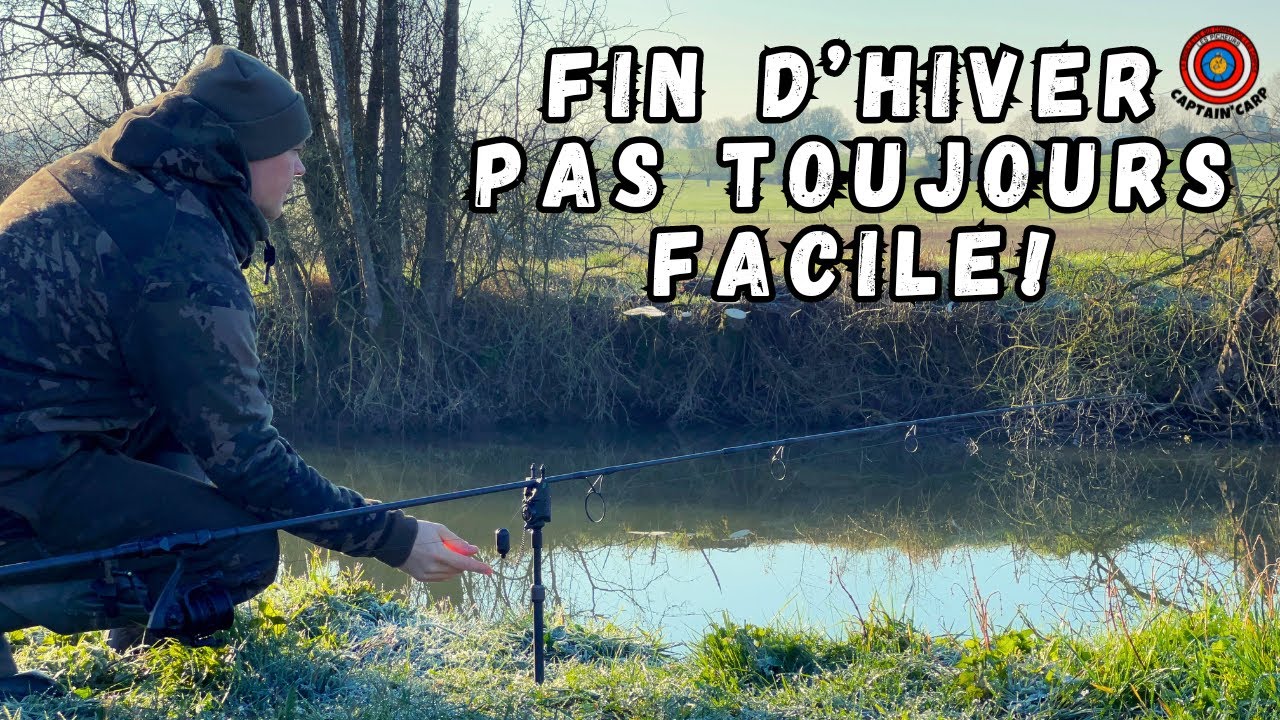 Suivez-moi sur cette pêche de fin d'hiver pas facile!