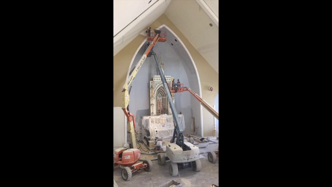 St. Gregory the Great Catholic Church Reredos Install