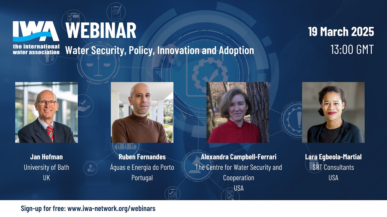 Water Security, Policy, Innovation and Adoption