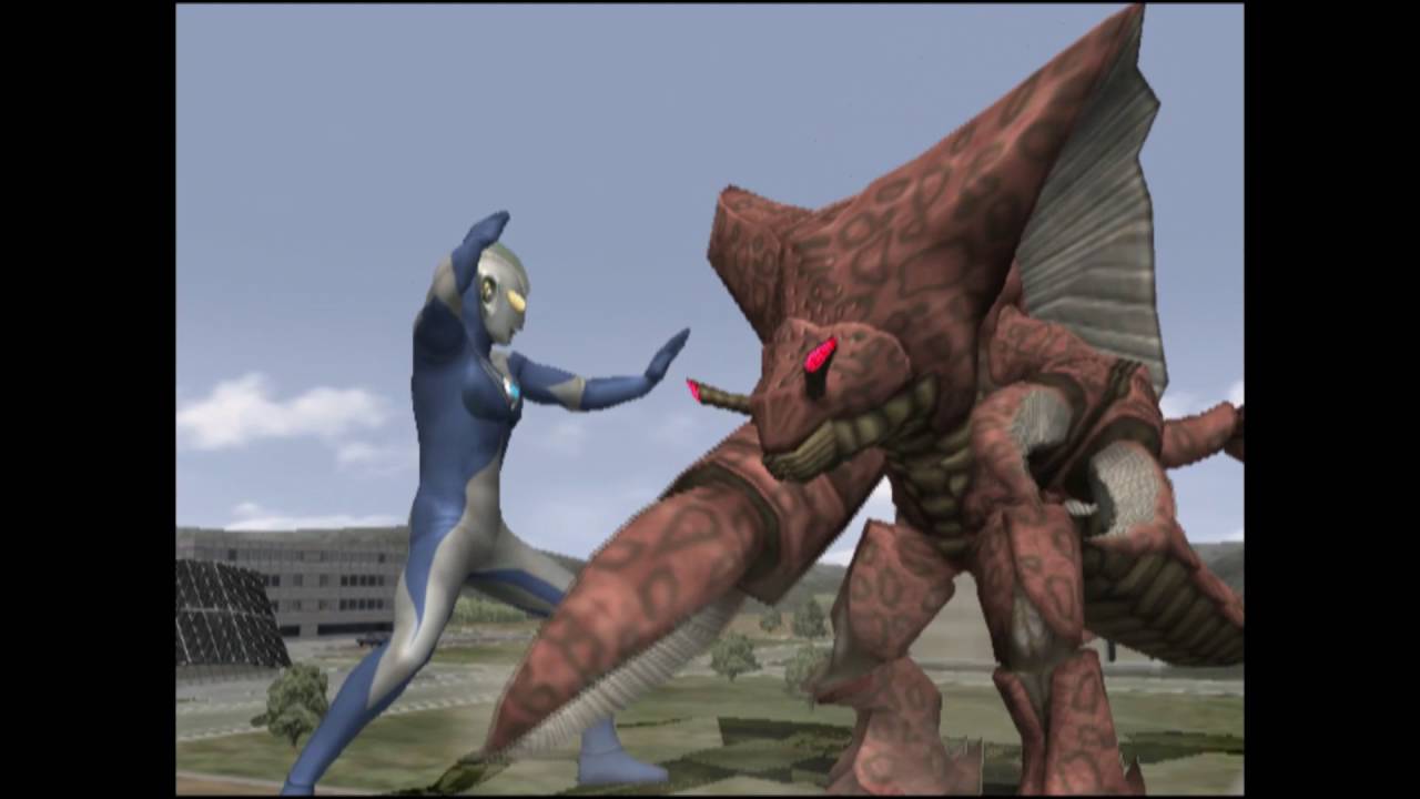 Ultraman cosmos battles in FE3 {1080p} HD Video